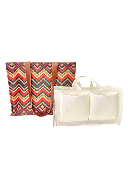 ZigZag Weave Mommy Bag