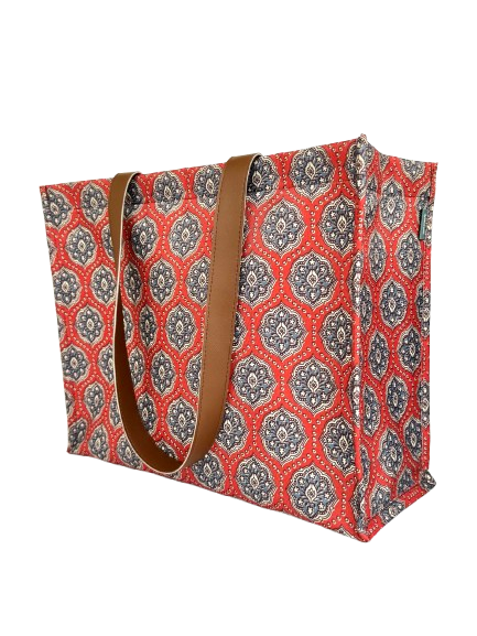 Ajrakh Box Tote