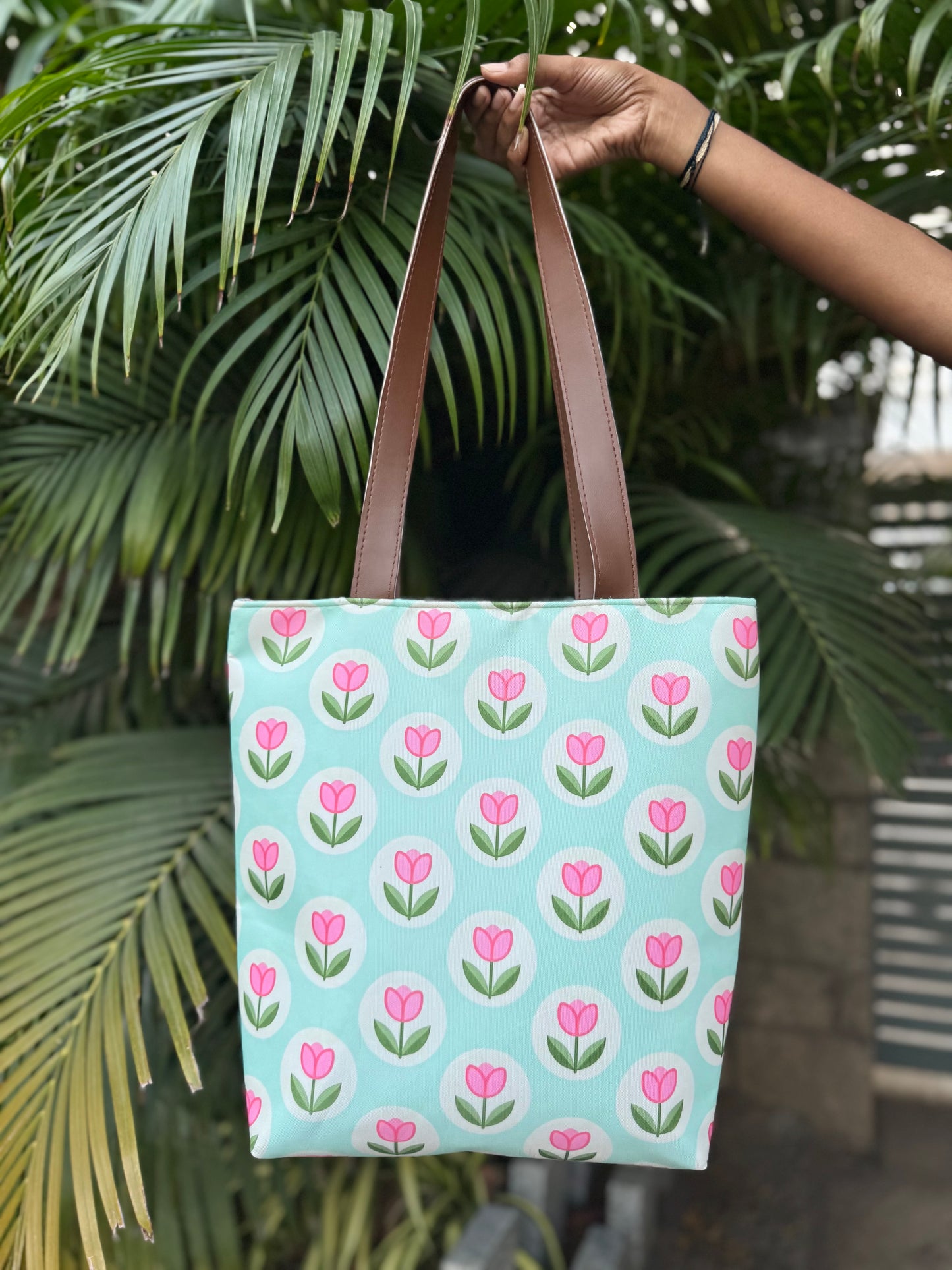 Petal Dots Tote Bag
