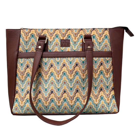 Office Tote XL - Honey Comb