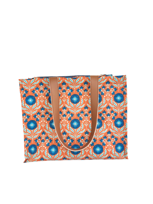 Amber Bloom Box Tote