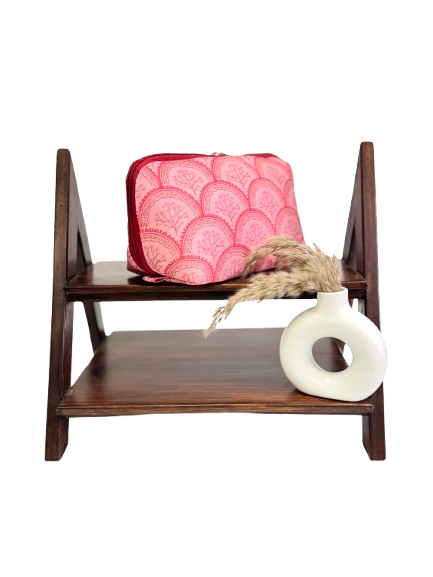 Floral Blush Pouch