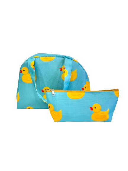 Duckling Combo- Mini Lunch Bag & Pencil Pouch