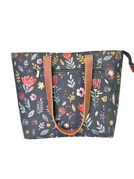 Hand Painted Office Tote