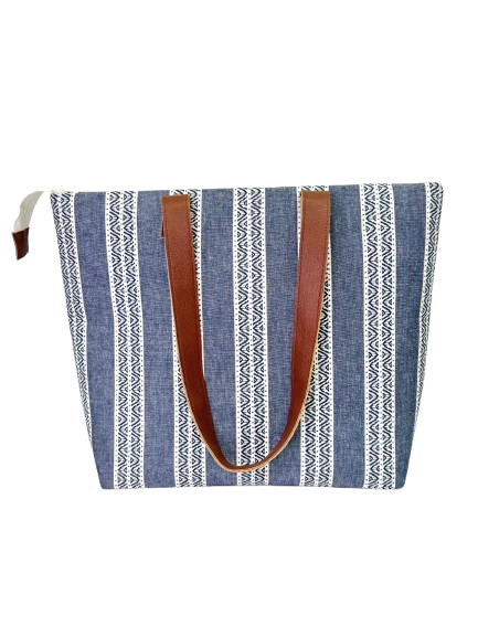 Chambray Office Tote