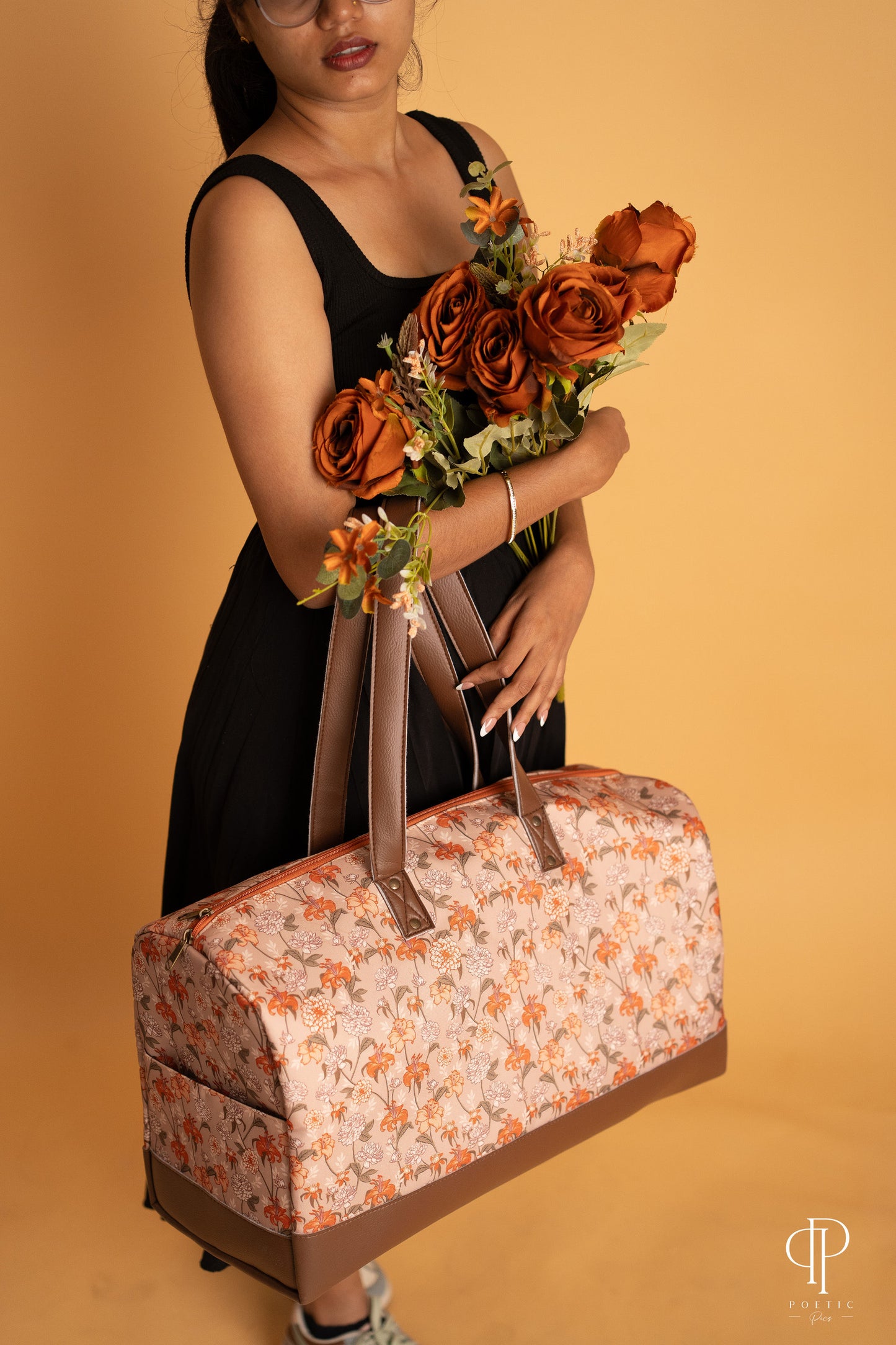 Autumn bloom Travel Bag