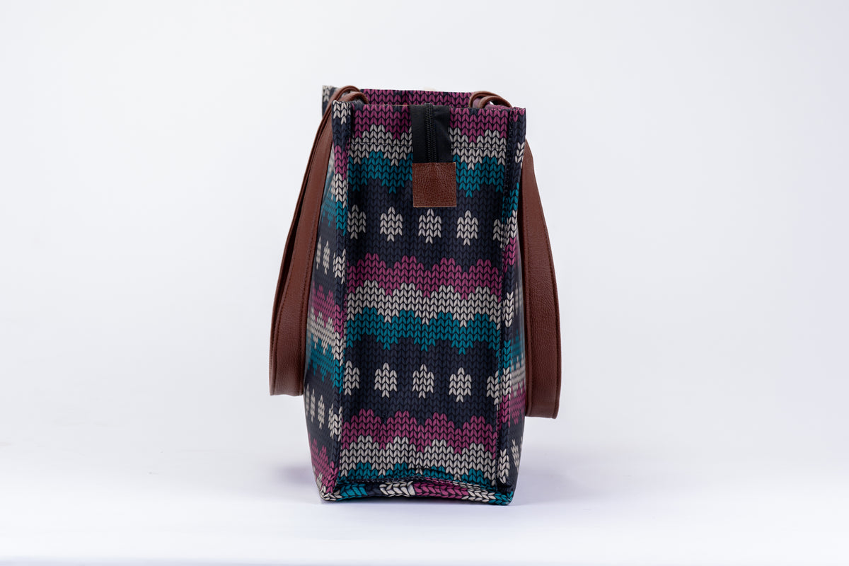 Box Tote - Knitted Weave