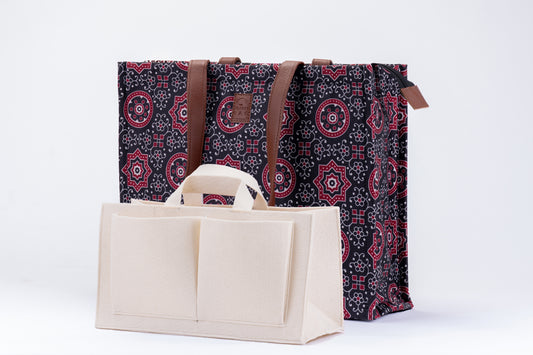Mommy Bag - Traditional Ajrakh