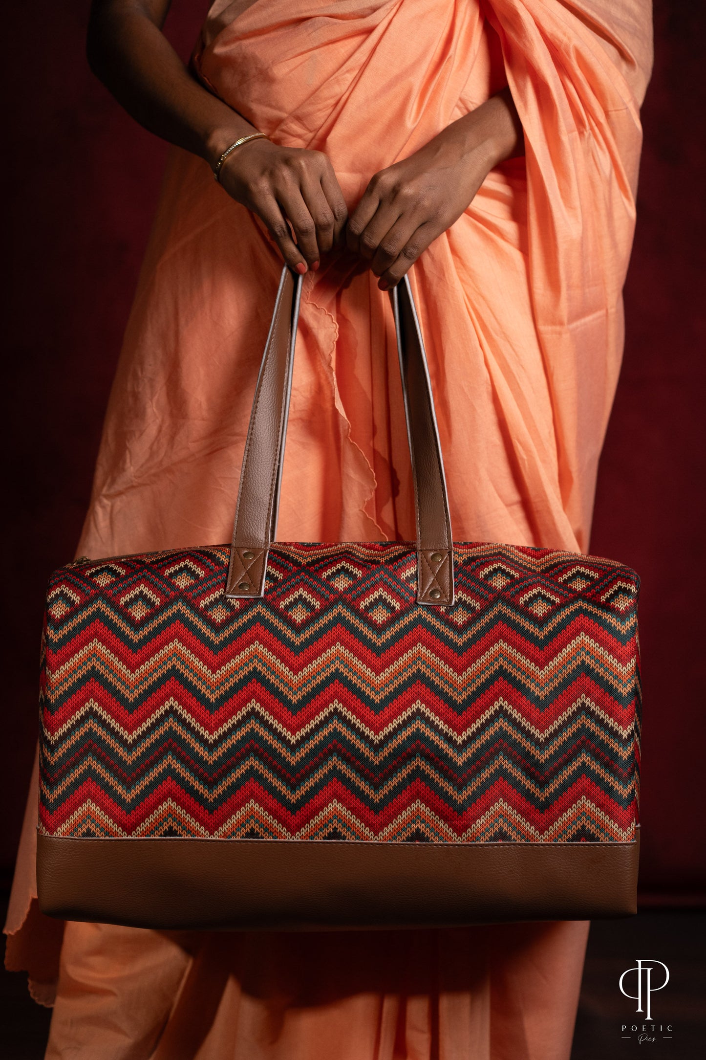 ZigZag Weave travel Bag