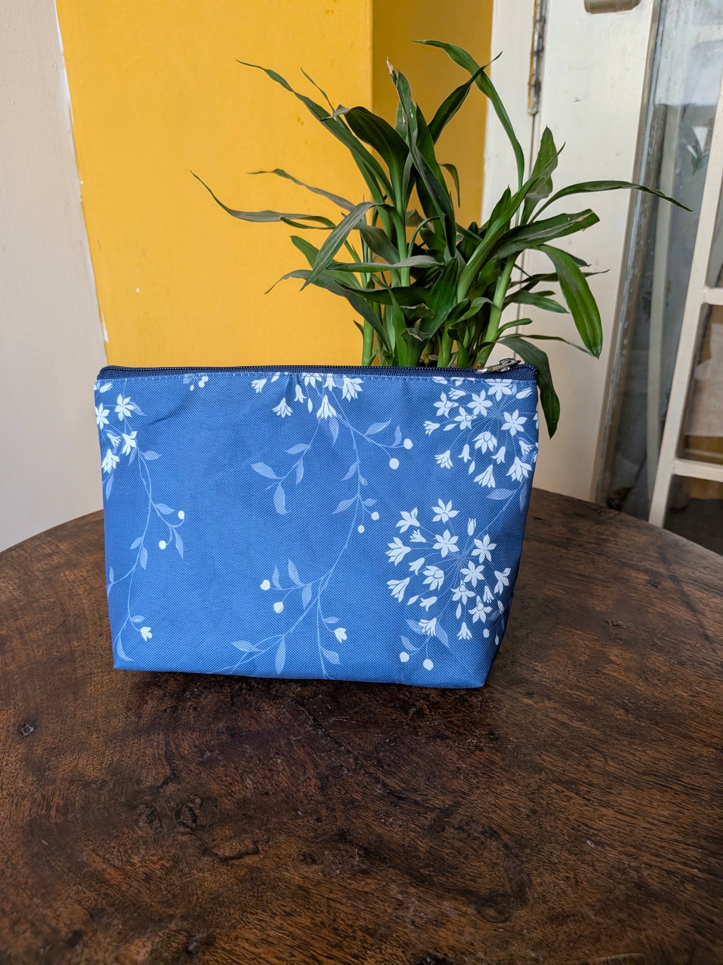 Combo Pouch - Indigo Bloom