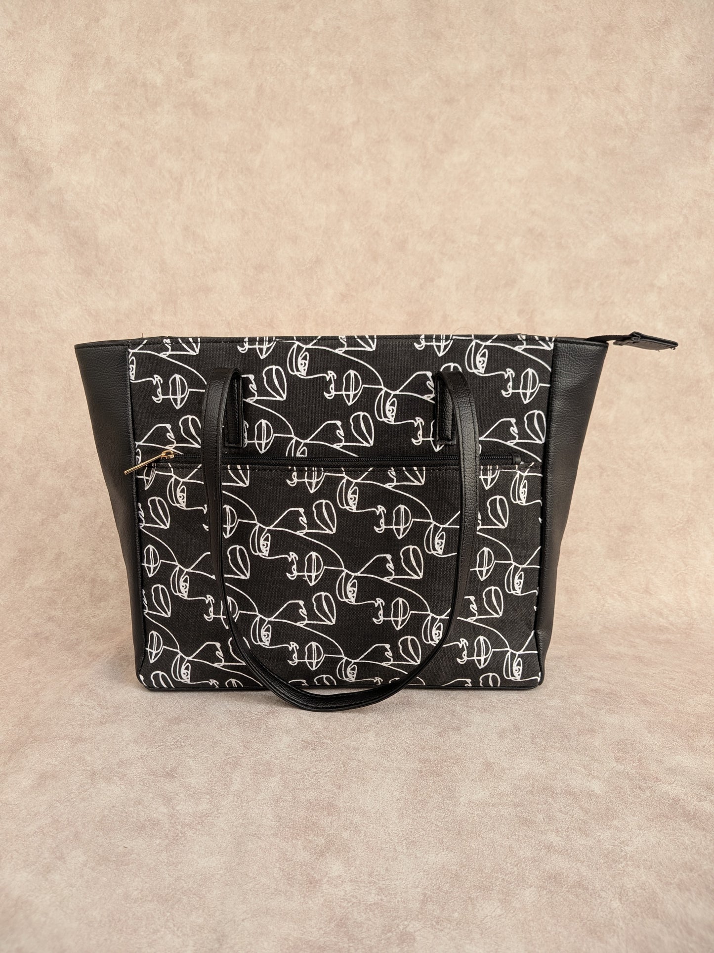 Office Bag 2.0 - Doodle face Tote