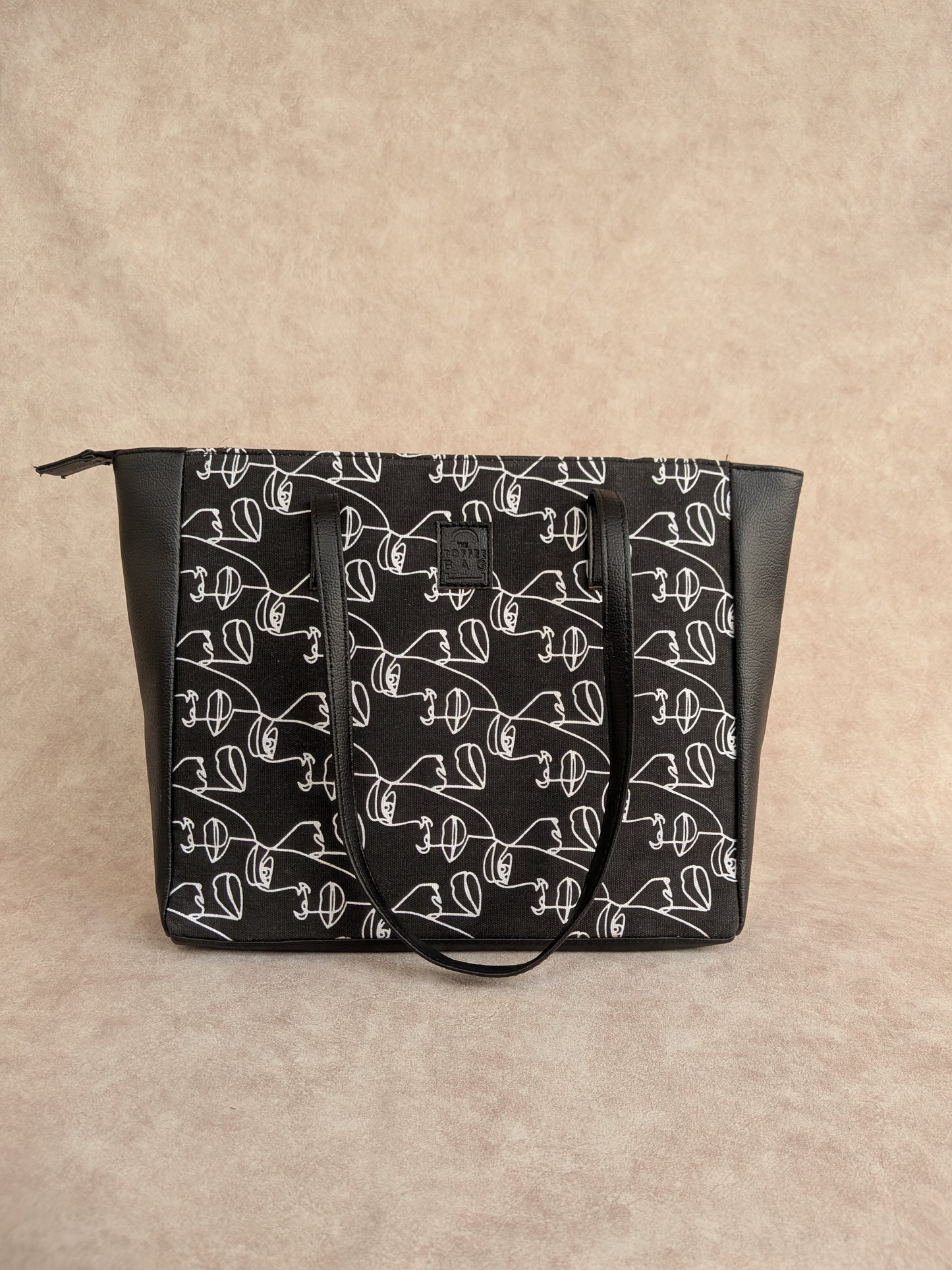 Office Bag 2.0 - Doodle face Tote