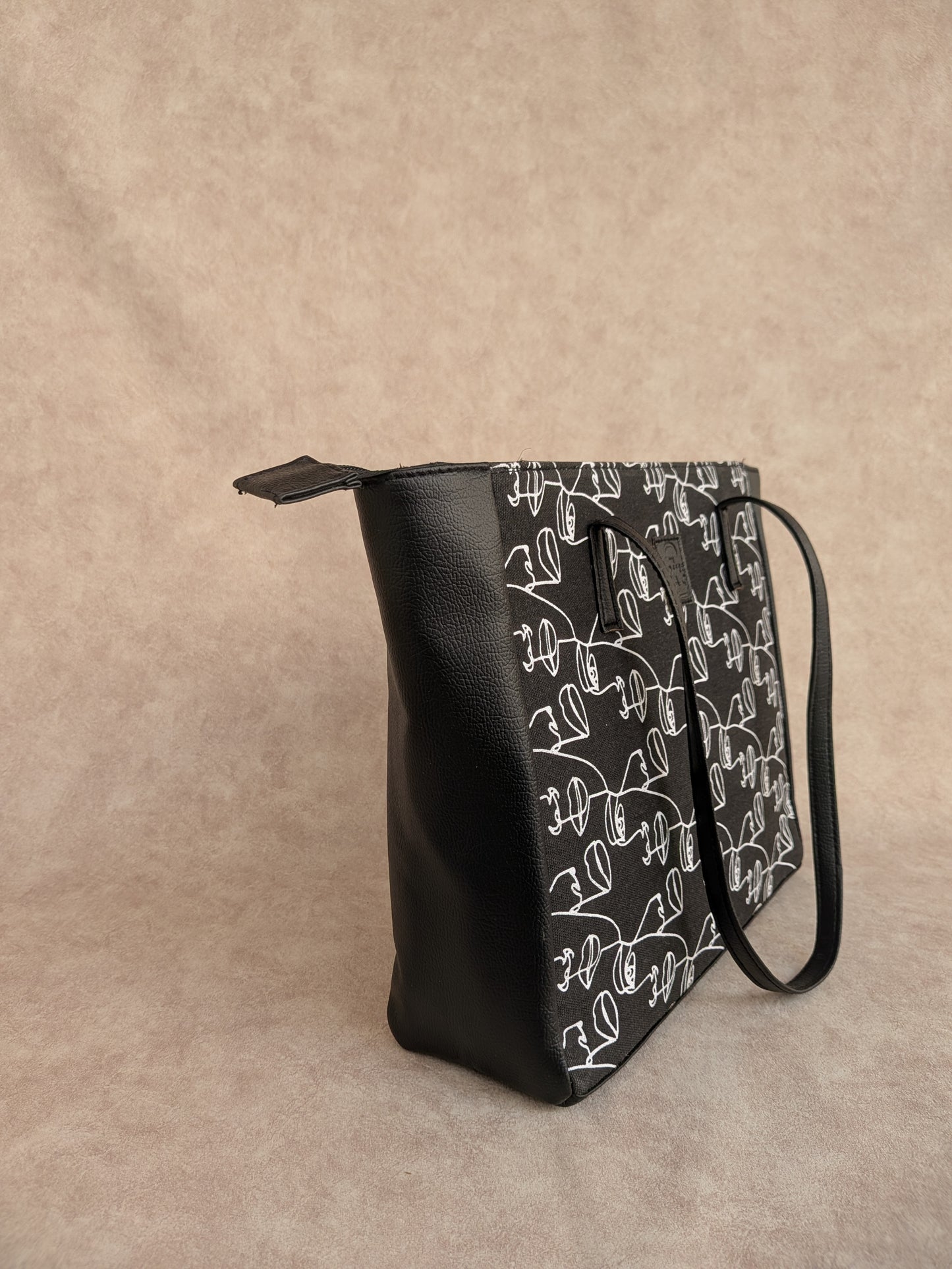 Office Bag 2.0 - Doodle face Tote