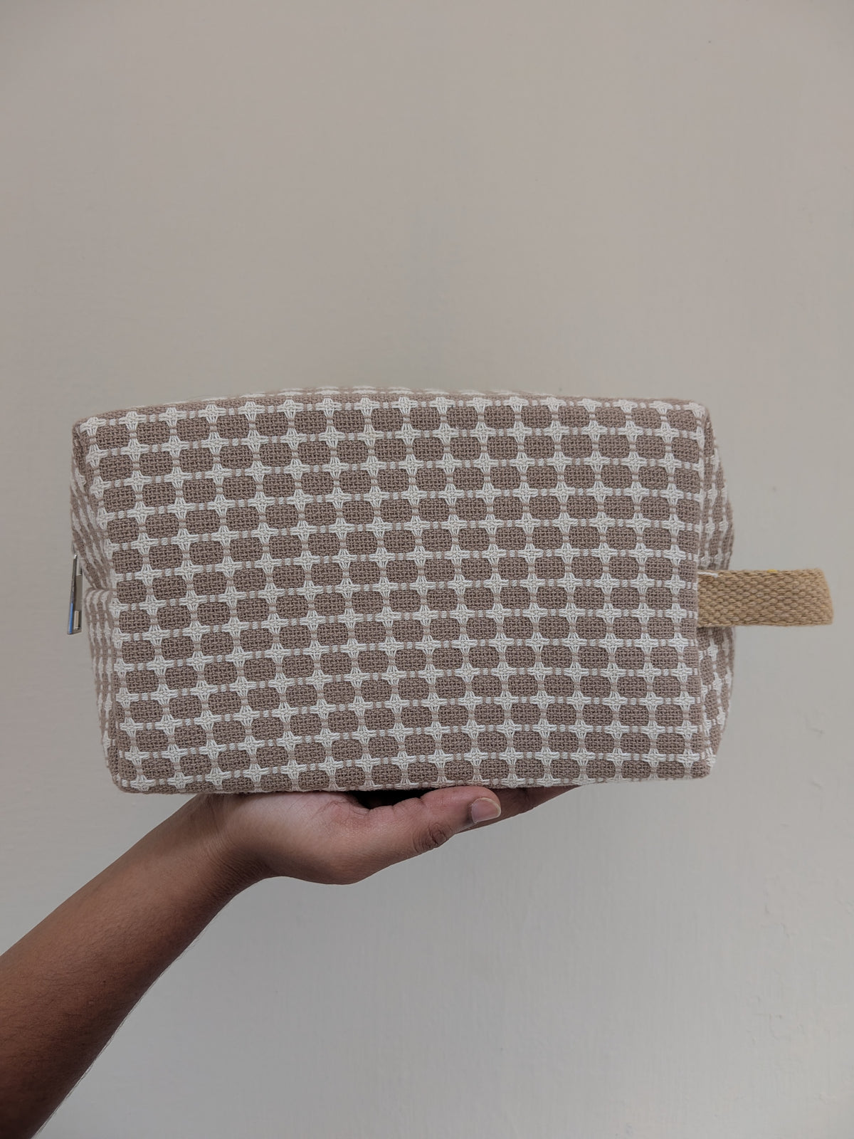 Vanity Pouch – Dotted Beige