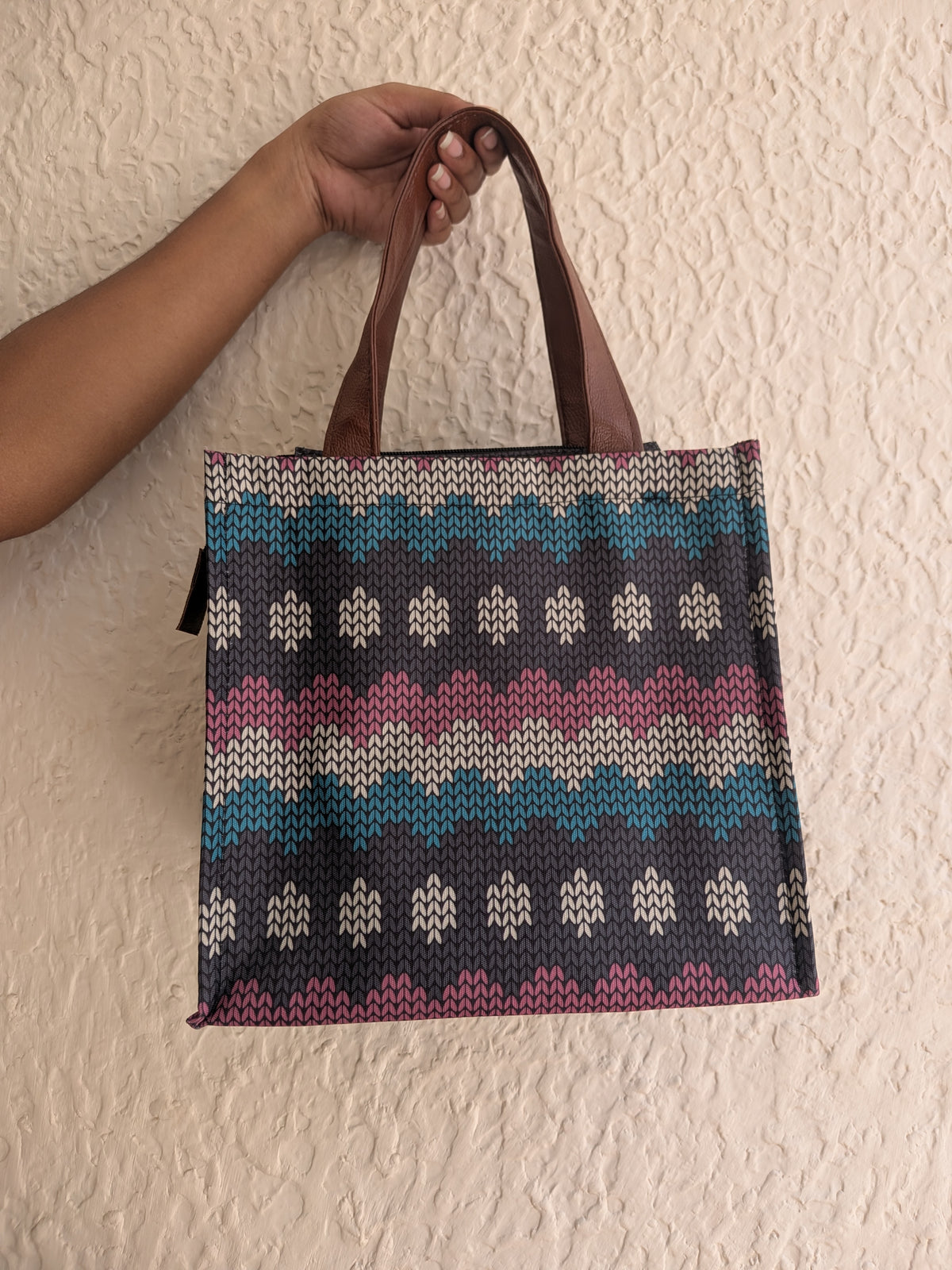 Lunch Bag - Knitted Weave