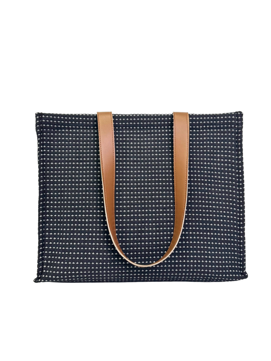 Black Dot Affair Box Tote
