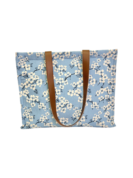 Snow Bloom Box Tote