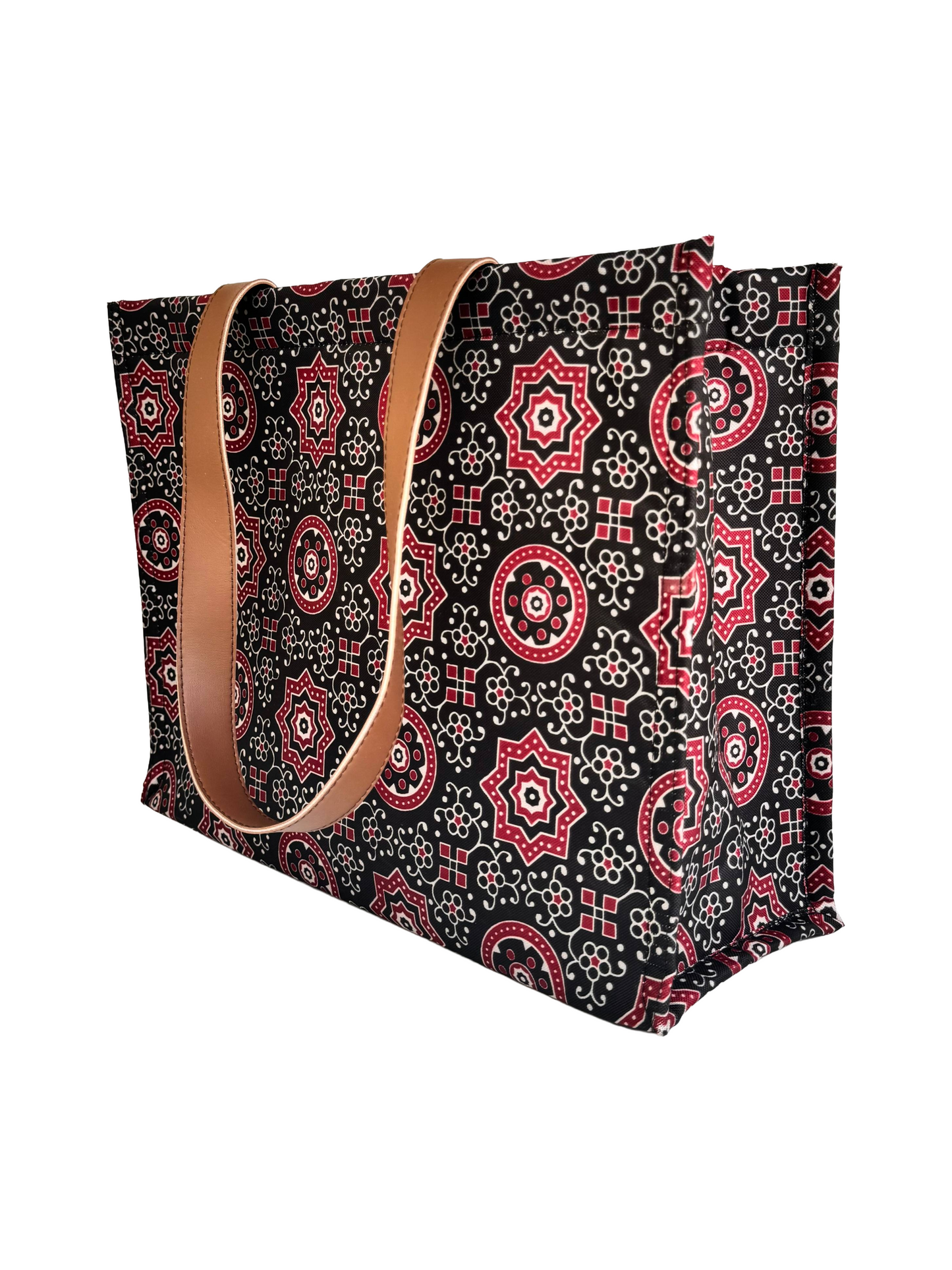 Traditional Ajrakh Box Tote