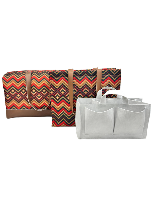 Mommy Travel Combo - Zig Zag Weave