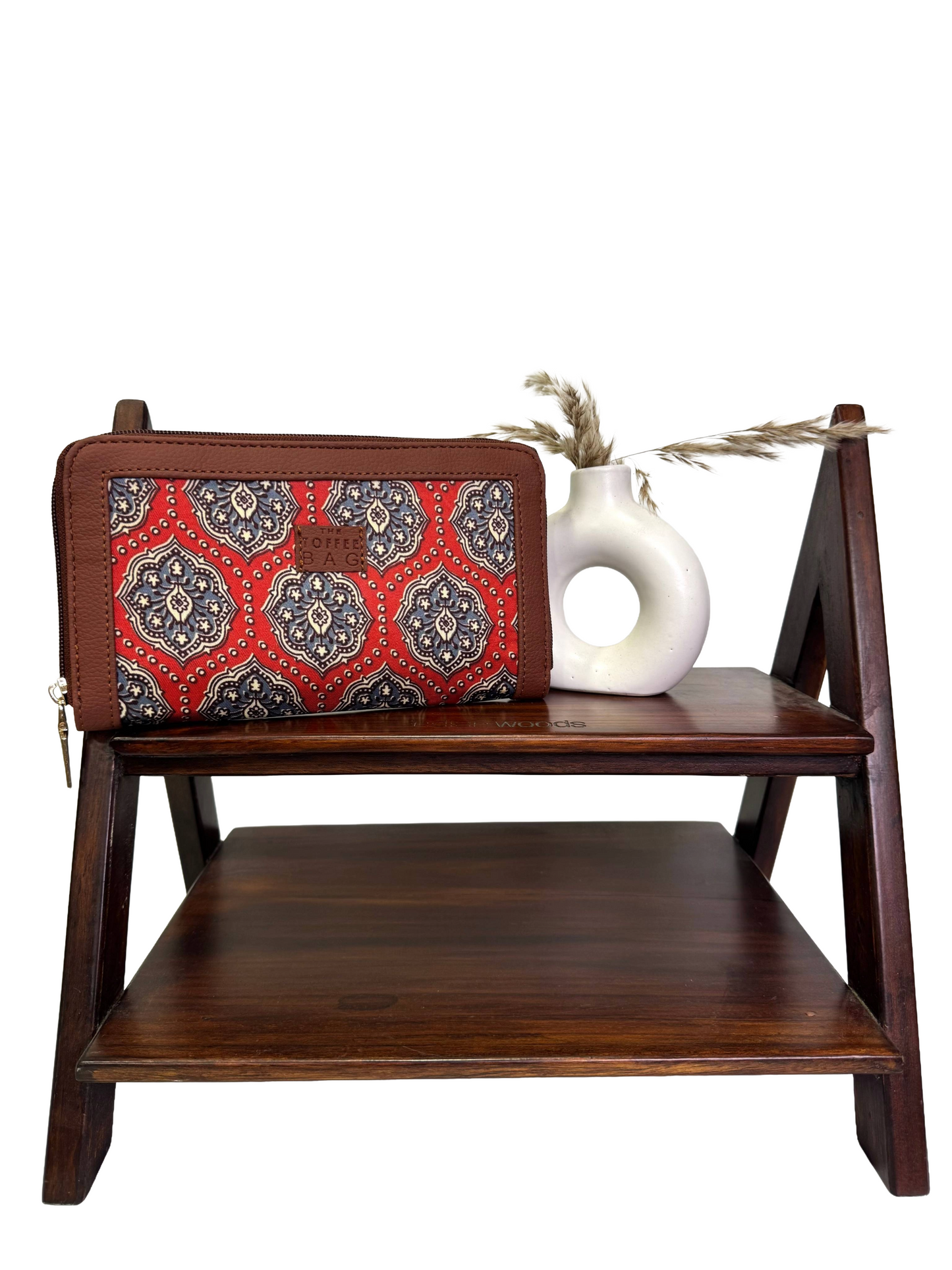 Ajrakh Bloom Classic Clutch Wallet