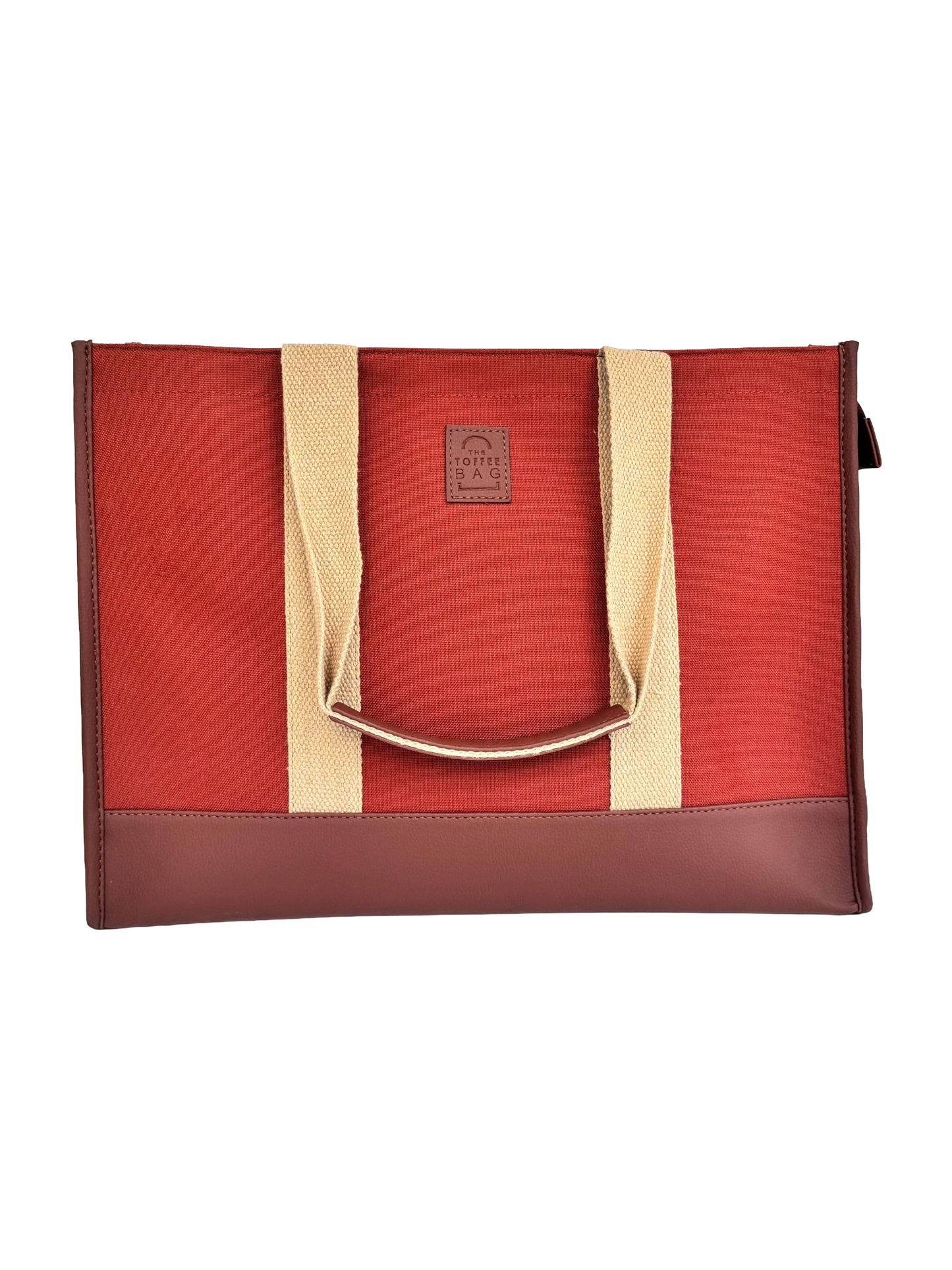 Rust Orange Office Tote