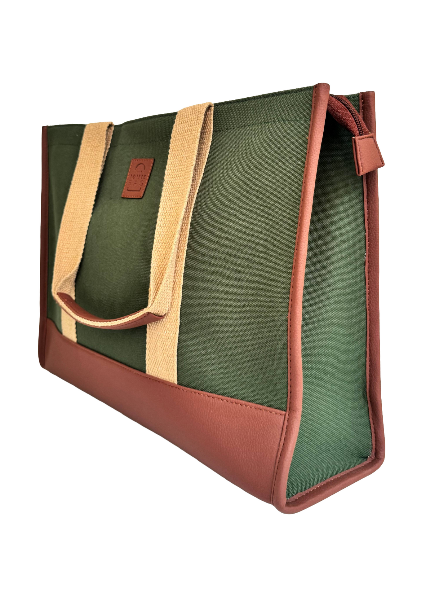 Dark Green Office Tote