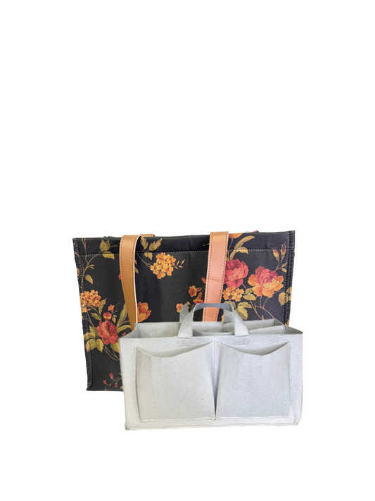 Vintage Rose Mommy Bag