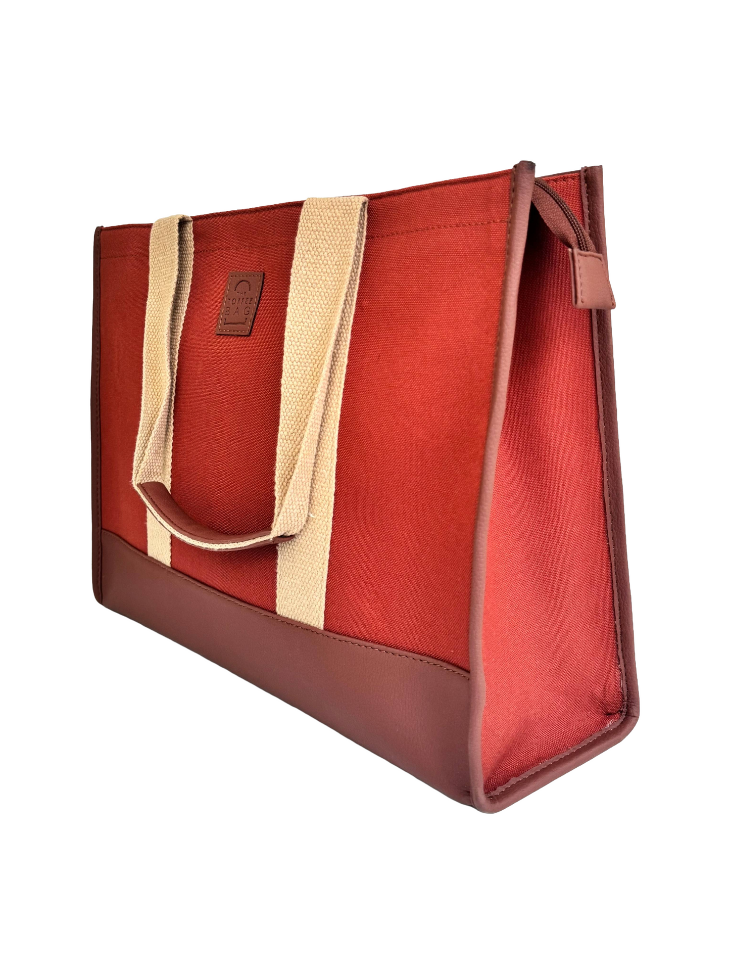 Rust Orange Office Tote