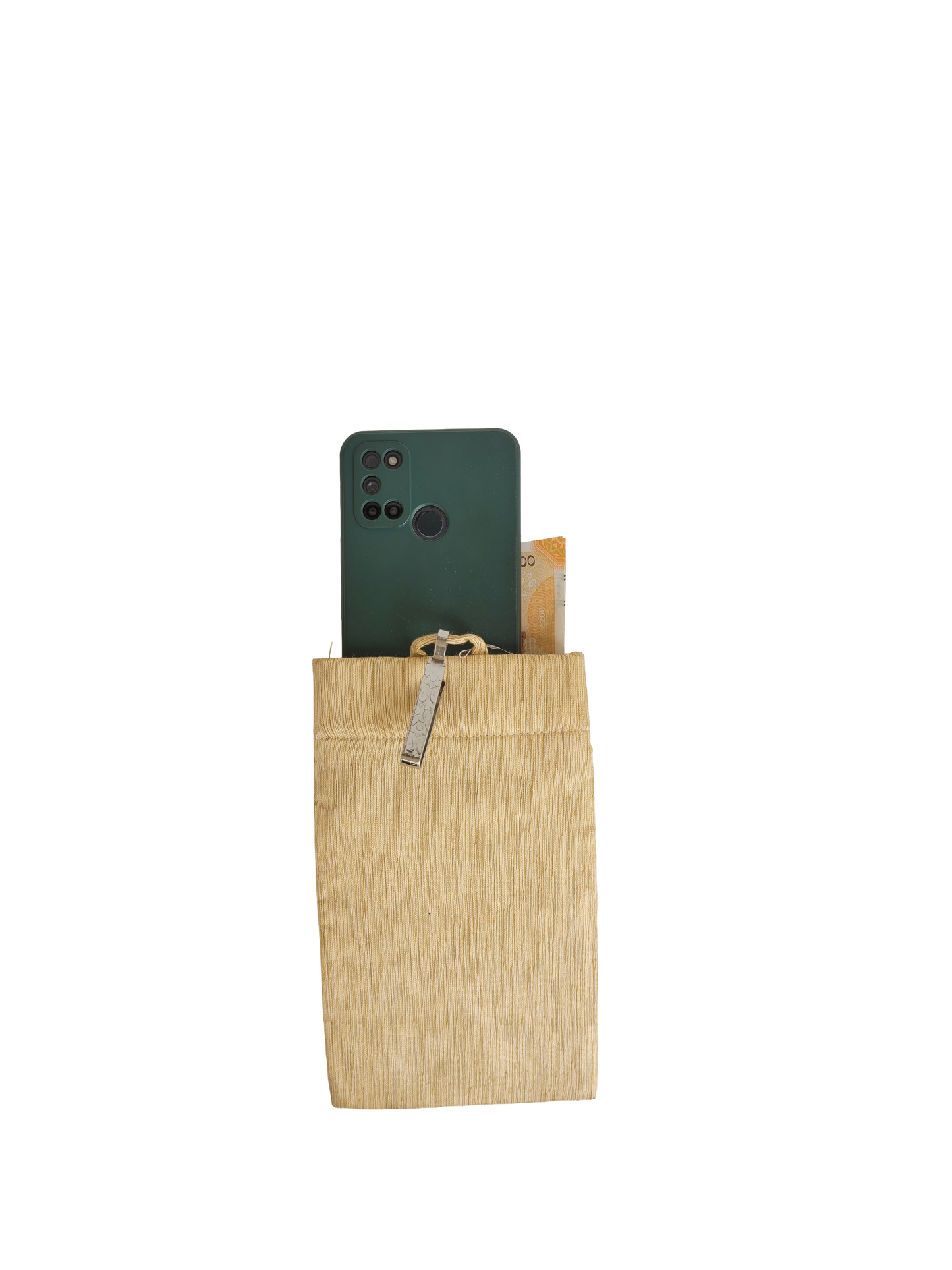 Luna Beige Mobile Pouch