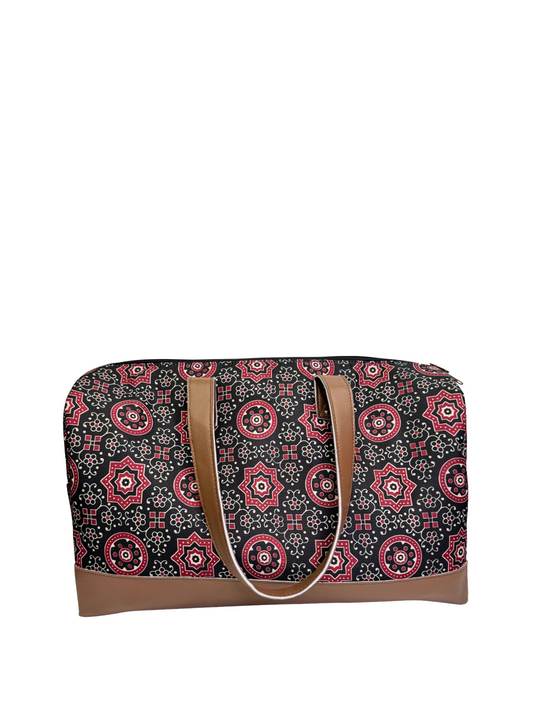Traditional Ajrakh Travel Bag