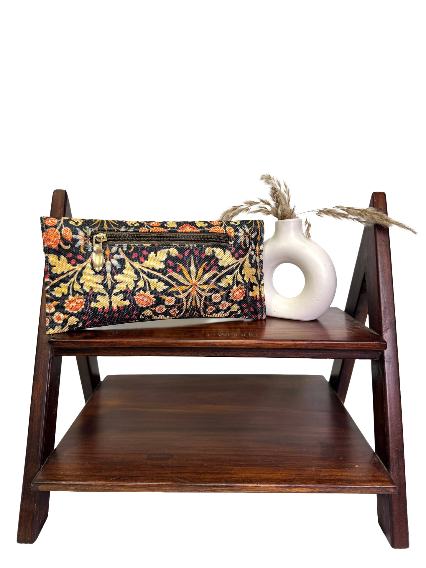 Golden Bloom Envelope Wallet