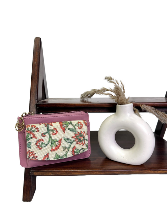 Petal Weave Card Wallet