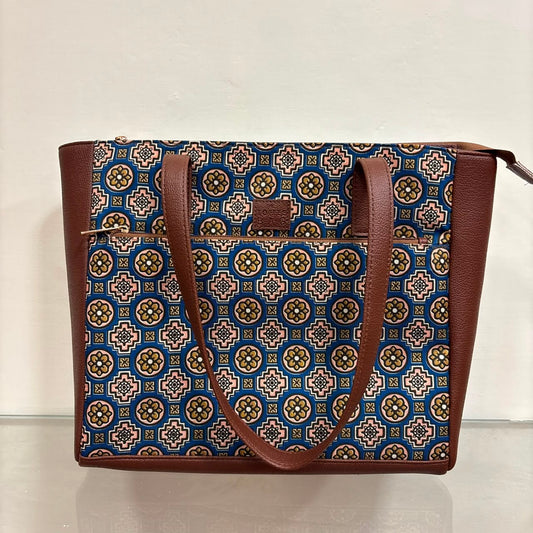 Office Tote 2.0 - Royal Boho