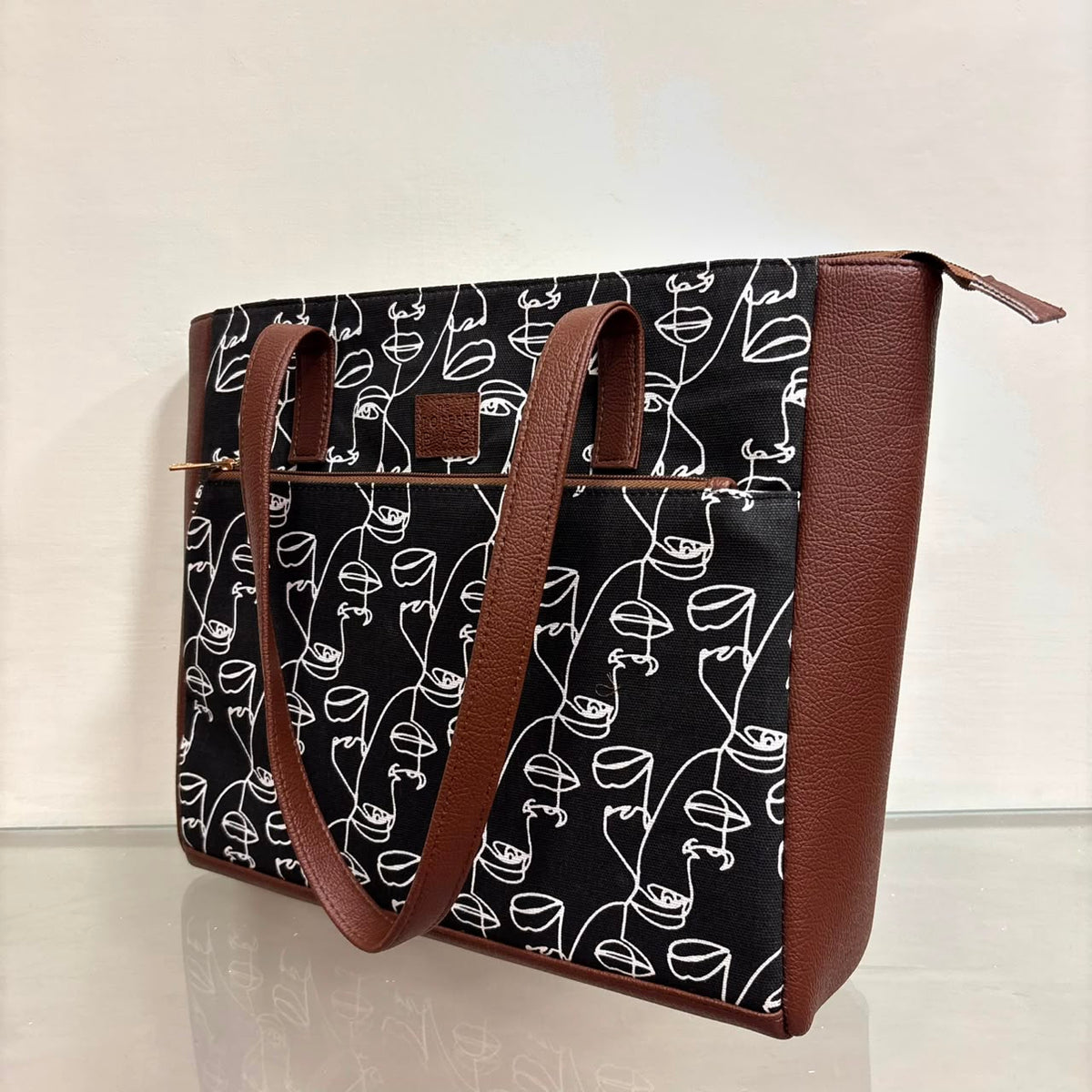 Office Bag 2.0 - Doodle face Tote