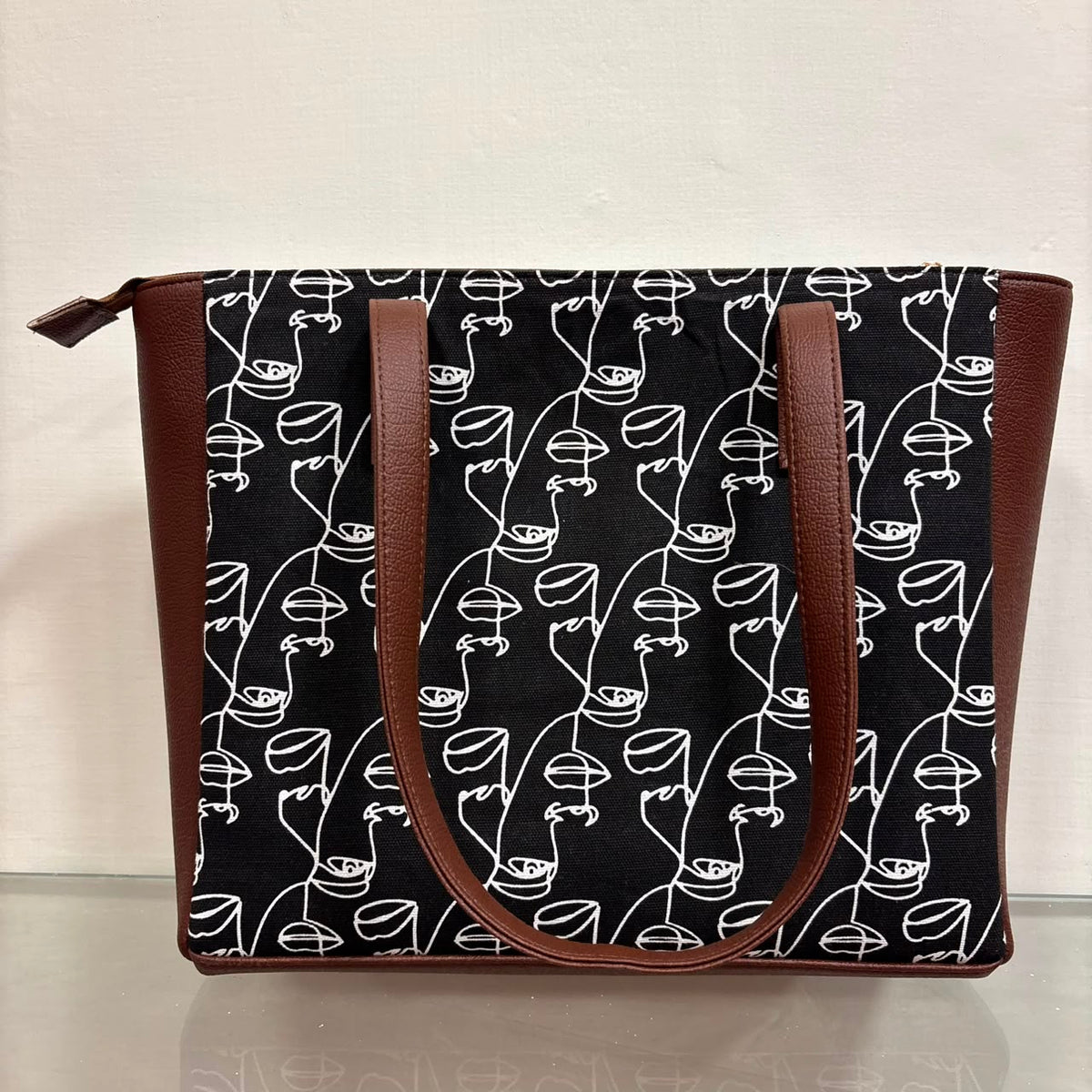 Office Bag 2.0 - Doodle face Tote