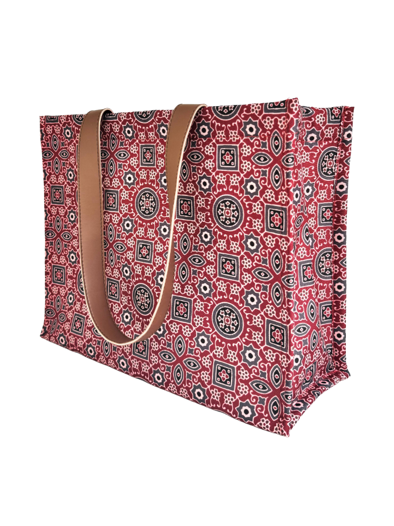 Mommy Bag- Royal Ajrakh